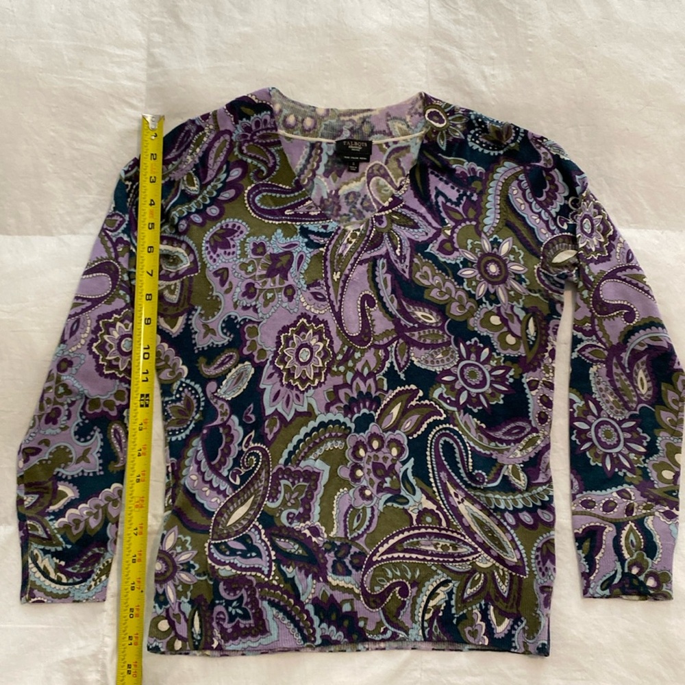 Talbots merino sweater petite small